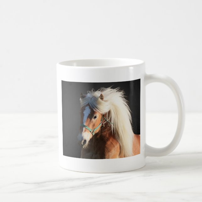 Caneca De Café Cavalo de Haflinger (Direita)