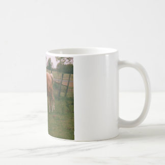 Caneca De Café Cavalo de Moma e cavalo do bebê