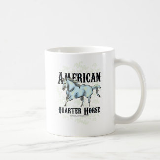 Caneca De Café Cavalo de um quarto americano