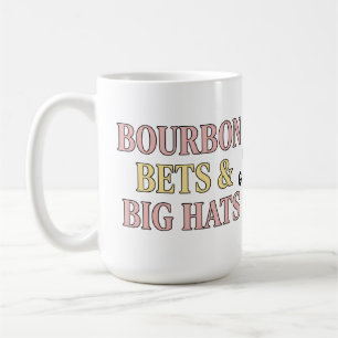Caneca De Café Cavalo do Retro Social Club Bourbon Bets & Big Hat