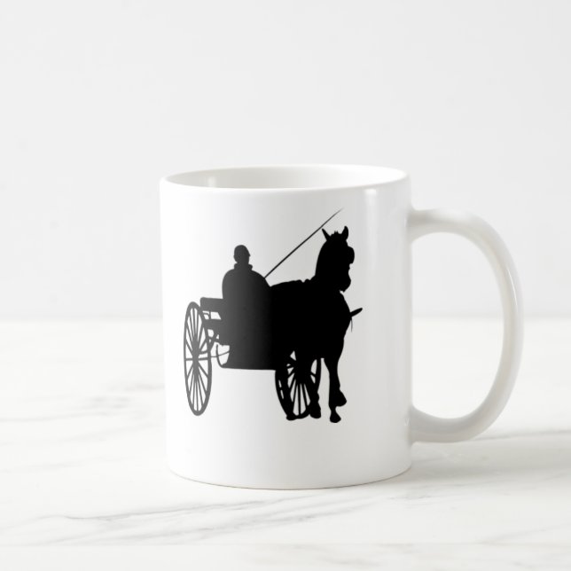 Caneca De Café Cavalo e carrinho (Direita)