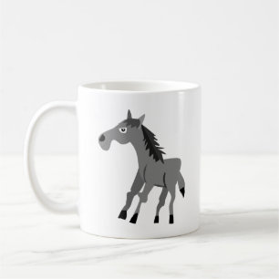 Caneca De Café Cavalo em Execução