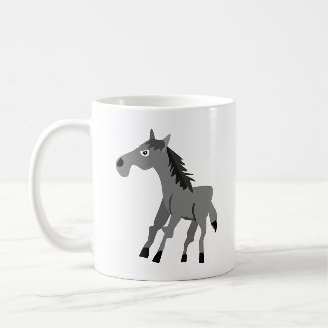 Caneca De Café Cavalo em Execução (Esquerda)