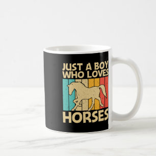 Caneca De Café Cavalo legal Para Meninos Crianças Equestrian Hors