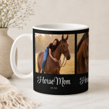 Cavalo Mãe Estabelecida Script Preto 3 Foto