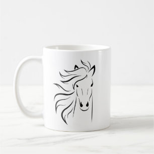 Caneca De Café Cavalo Majestoso - Cavalo Bonito - Mug