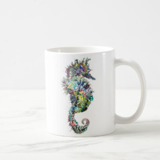 Caneca De Café Cavalo-marinho, De Pintura Original, Cama-Cavalo