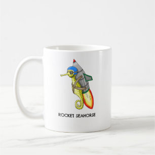 Caneca De Café Cavalo-Marinho Foguete