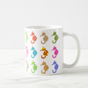 Caneca De Café Cavalo marinho modelado