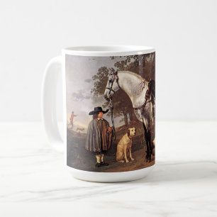 Caneca De Café Cavalo na Paisagem Aelbert Cuyp