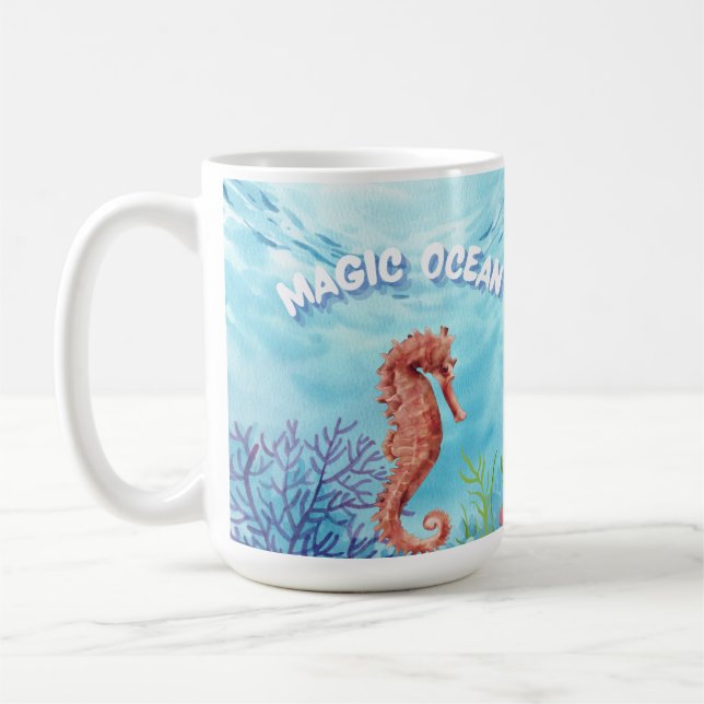 Caneca De Café Cavalo oceânico (Esquerda)