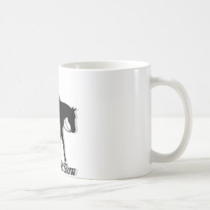 Caneca De Café Cavalo ocidental do prazer baixo e lento