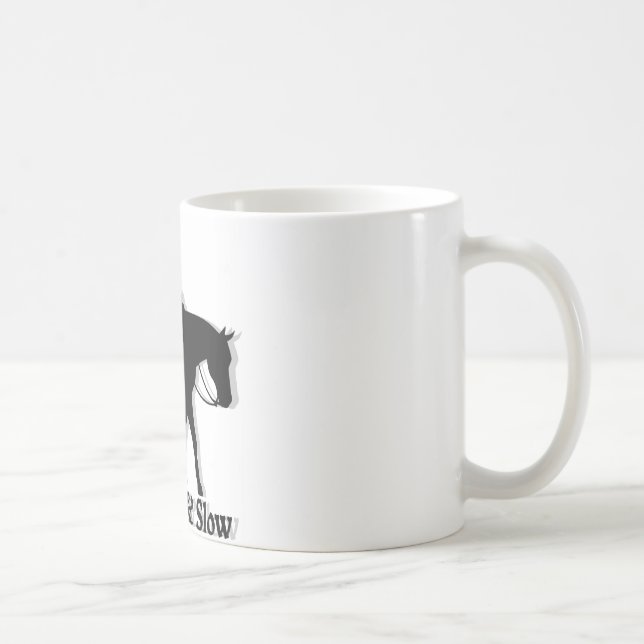 Caneca De Café Cavalo ocidental do prazer baixo e lento (Direita)