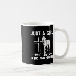 Caneca De Café Cavalo Povoado Jesus Devotee Meninas Equestres Mul