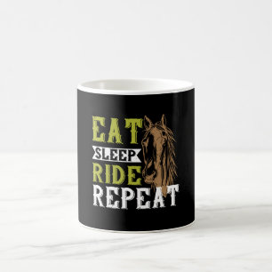 Caneca De Café Cavalo - Repetir a Carga do Sono