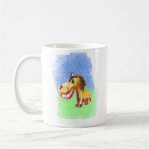 Caneca De Café Cavalo Rindo