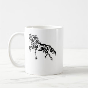 Caneca De Café Cavalo Stallion Motif Elegant Mane Animais Colores