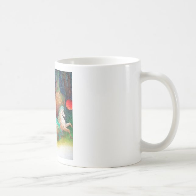 Caneca De Café Cavalo Voador (Direita)