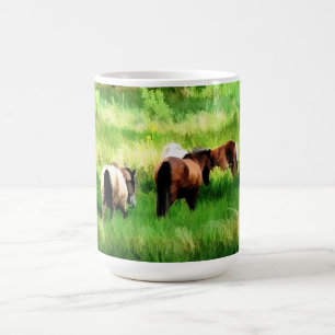 CANECA DE CAFÉ CAVALOS