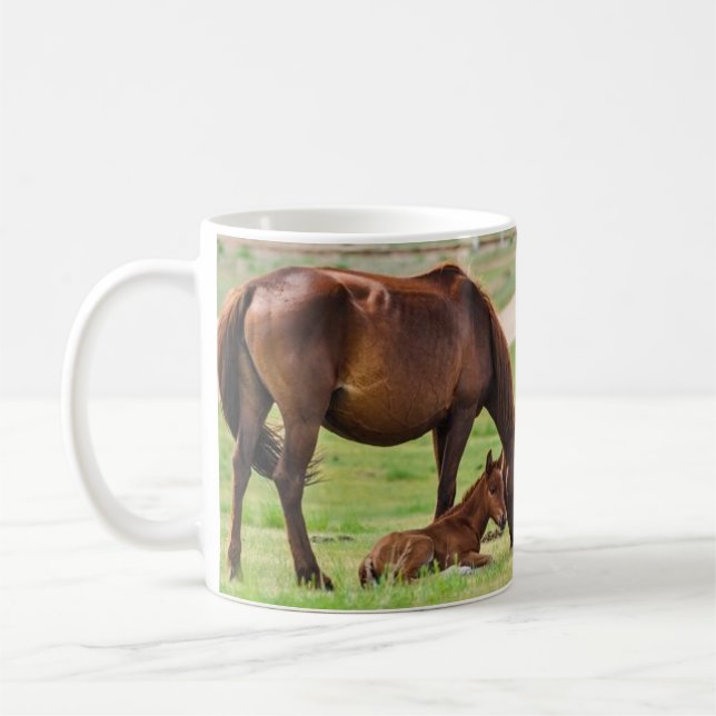Caneca De Café Cavalos (Esquerda)