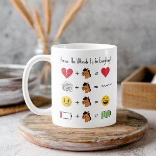 Caneca De Café Cavalos: A Solução Definitiva para Tudo! Cacau Que