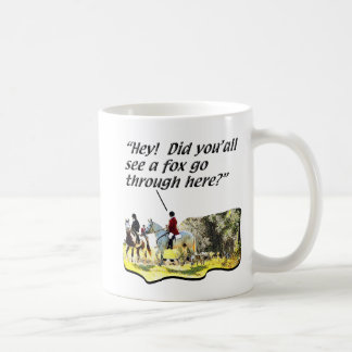 Caneca De Café Cavalos - caçadores de Fox