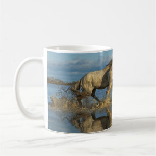 Caneca De Café Cavalos Camargue e Reflexo, Sul da França