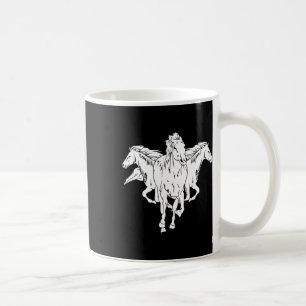 Caneca De Café Cavalos Correntes Ridiculando O Pão Do Cavalo