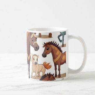 Caneca De Café Cavalos Cujos