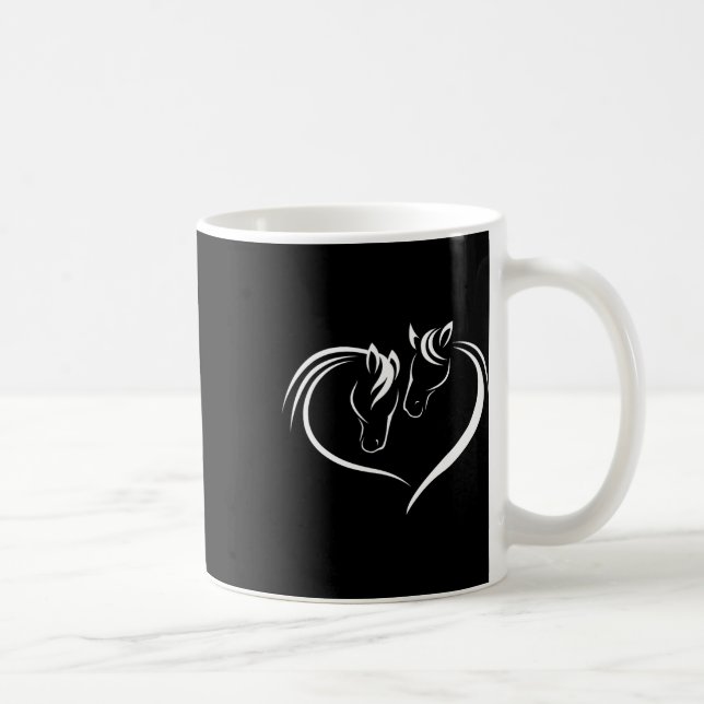 Caneca De Café Cavalos de Amor (Direita)