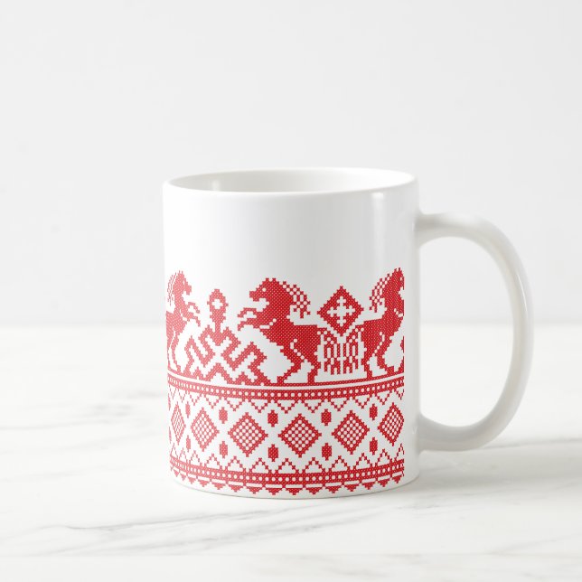 Caneca De Café Cavalos de criação (Direita)