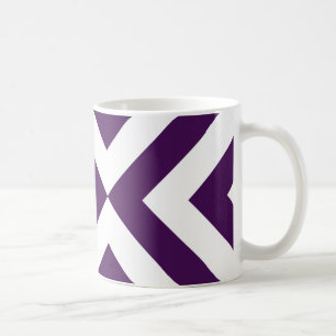 Caneca De Café Cavalos roxos e brancos