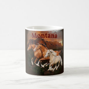 Caneca De Café Cavalos Selvagens