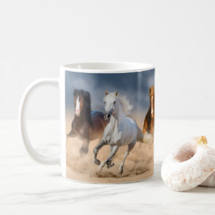 Caneca De Café Cavalos Selvagens
