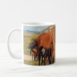 Caneca De Café Cavalos Selvagens Livno Nature Scene