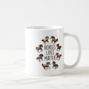 Caneca De Café Cavalos Vintage Vive 1