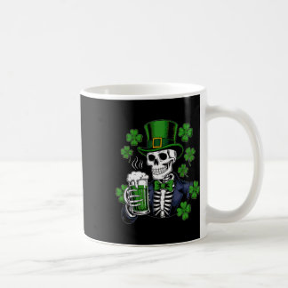 Caneca De Café Caveira de Açúcar Shamrock Sortudo Cerveja Dia de 