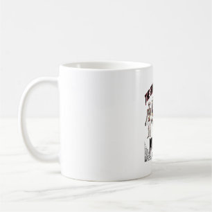 Caneca De Café Caveira de Halloween Assustador Sinistro Vintage H