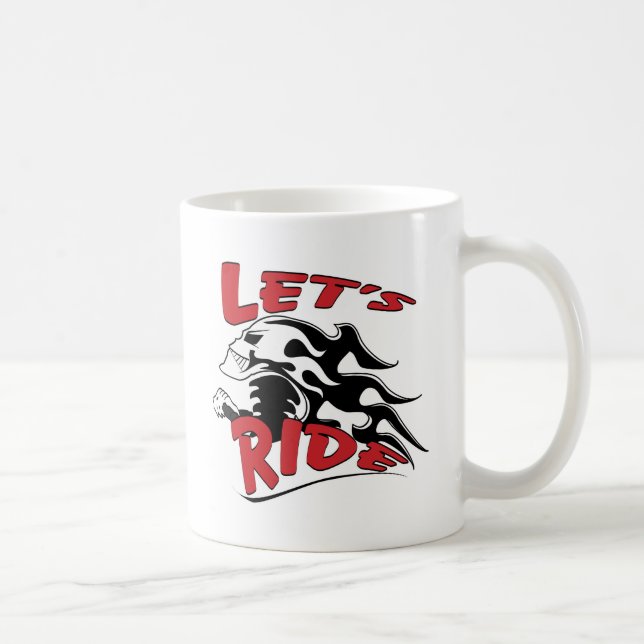 Caneca De Café Caveira de vamos (Direita)