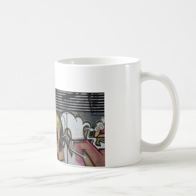 Caneca De Café Caveira do grafite (Direita)