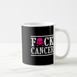 Caneca De Café Caveira E Ossos Cruzados Esqueleto Cancer