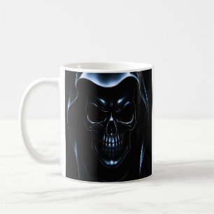 Caneca De Café Caveira Escura