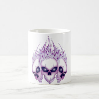 Caneca De Café Caveira Roxa