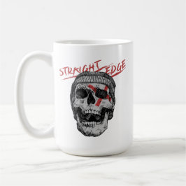 Caneca De Café Caveira Straight Edge