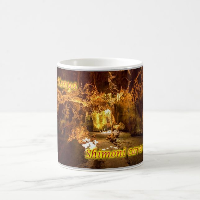 Caneca De Café Cavernas Shimoni - Quênia - África - (Centro)