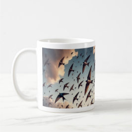 Caneca De Café CC&L Tree Service Chimney Swift Mug Design