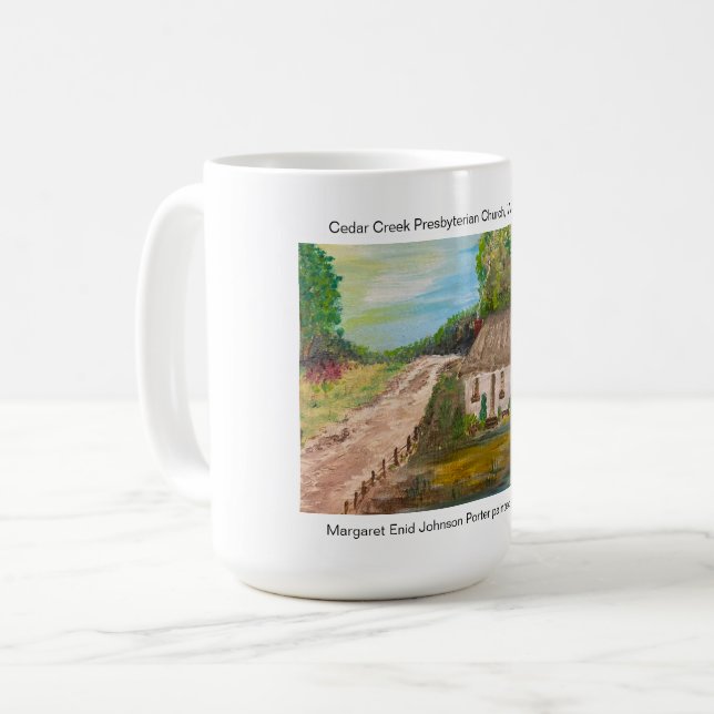Caneca De Café Cedar Creek Presbiteriian Church 1987 MEJP (Frente Esquerda)