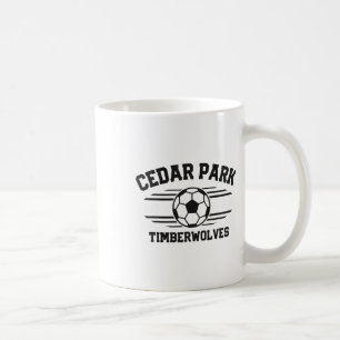 Caneca De Café Cedar Park Timberwolves Futebol Ll 2025