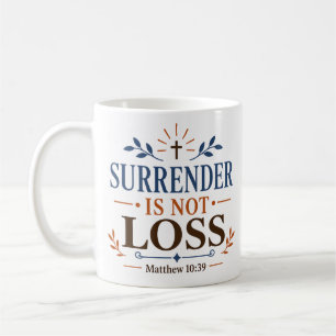Caneca De Café Ceder Não é Perda Encontrar Tudo Citação