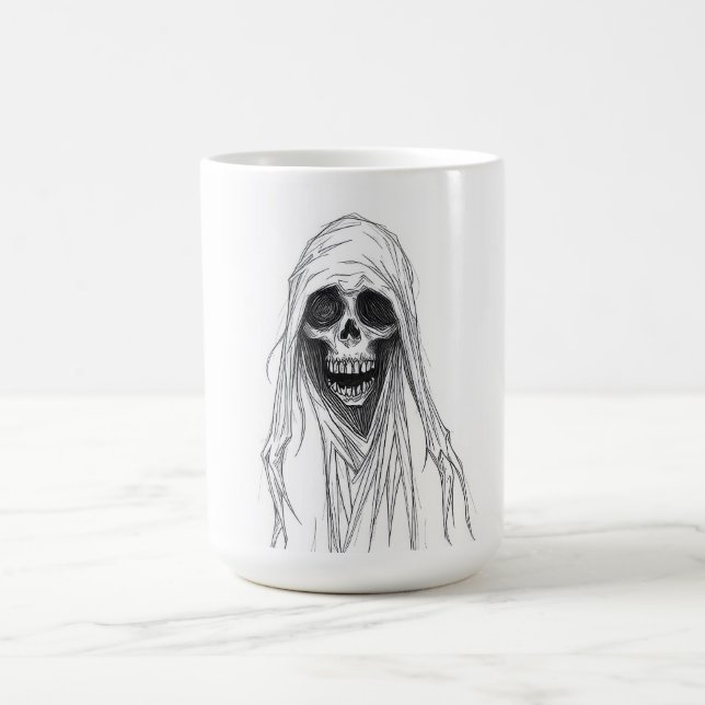 Caneca De Café Ceifador Esqueleto (Centro)
